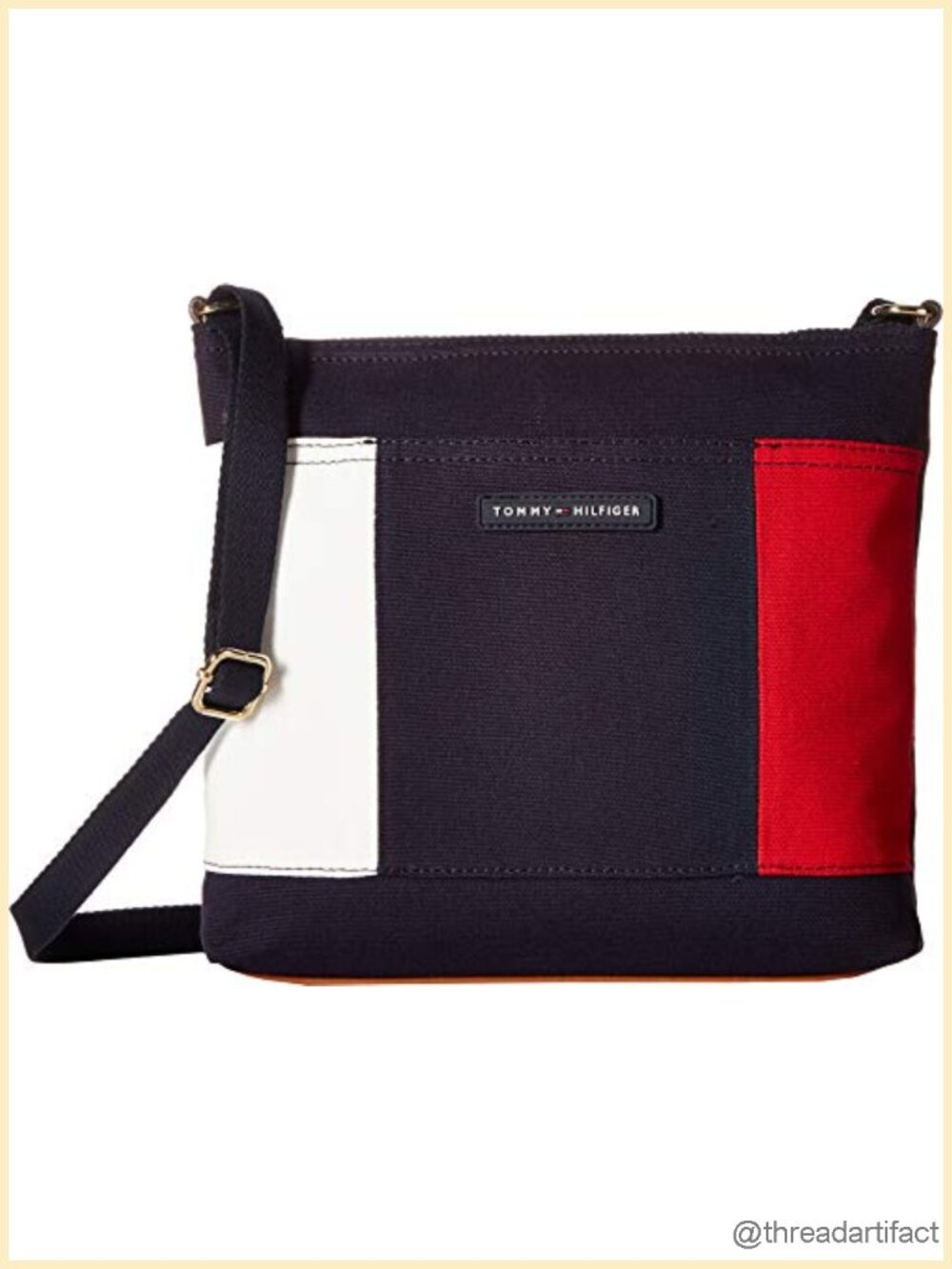 Canvas Crossbody Bag with Adjustable Shoulder Strap